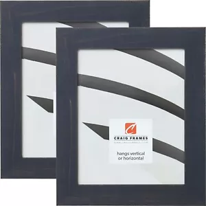 Craig Frames Jasper, cornice blu country invecchiato da 1,5", set di due - Foto 1 di 8