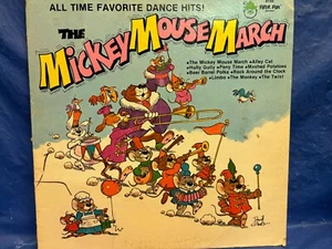 THE MICKEY MOUSE MARCH - 12" VINYL RECORD ALBUM LP - Imagen 1 de 3