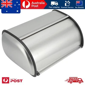 HighGrade Frosted Stainless Steel Bread Box: Safe & Odorless Storage - Picture 1 of 19