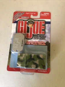 GI JOE SERIES I HUMVEE CAMO W / DOG TAG NOC 2001 MAISTO - Picture 1 of 3