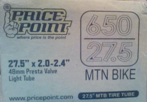 Lot of 9 - Mountain Bicycle Tubes PRESTA Valve 27.5" bike inner tubes Road NEW - Picture 1 of 1