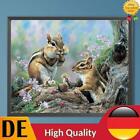 DIY Oil Paint by Numbers Squirrel Hand Painted Acrylic Coloring Picture Gift