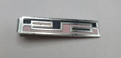 Clip de barra de corbata Anson vintage negro y rosa Foto 1 de 2