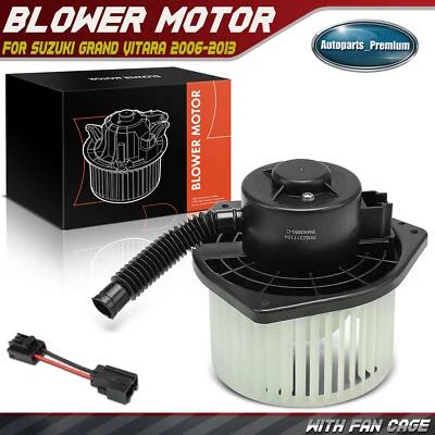 Conjunto de ventilador de motor soplador calentador HVAC para Suzuki Grand Vitara 06-13 7415076K10 Foto 1 de 4