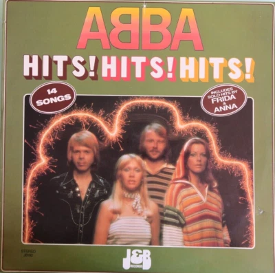 ABBA Hits Hits Hits Australia ONLY pressing 12'' vinyl Lp 1984 rare Frida Bjorn - Image 1 of 3
