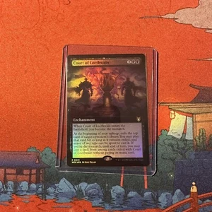 Court Of Locthwain, Wild Of Eldraine, Extended Art Foil R 0031, Mtg Single - Foto 1 di 6