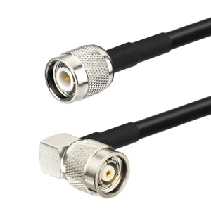 TNC Male to RP-TNC Male RG58 Coaxial Pigtail Cable 30cm - Picture 1 of 3
