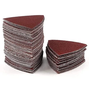 160 Pack Triangle Mouse Detail Sander Sandpaper Sheet Variety Pack Grits, Oxide - Picture 1 of 3