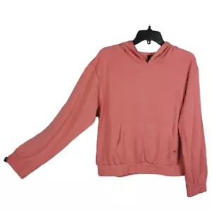 NWT Joe's Jeans Womens Hoodie Lounge Pullover Sweatshirt Athleisure Terracotta L - Picture 1 of 12
