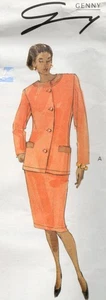 Vogue Pattern Designer Original Genny 2537 Size 12-14-16 Uncut Factory folded - Picture 1 of 3