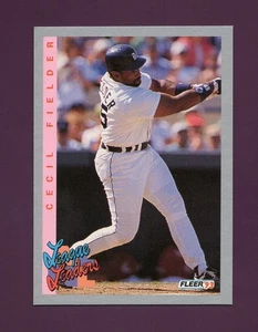 1993 Fleer - Cecil Fielder #345 Detroit Tigers - Picture 1 of 2