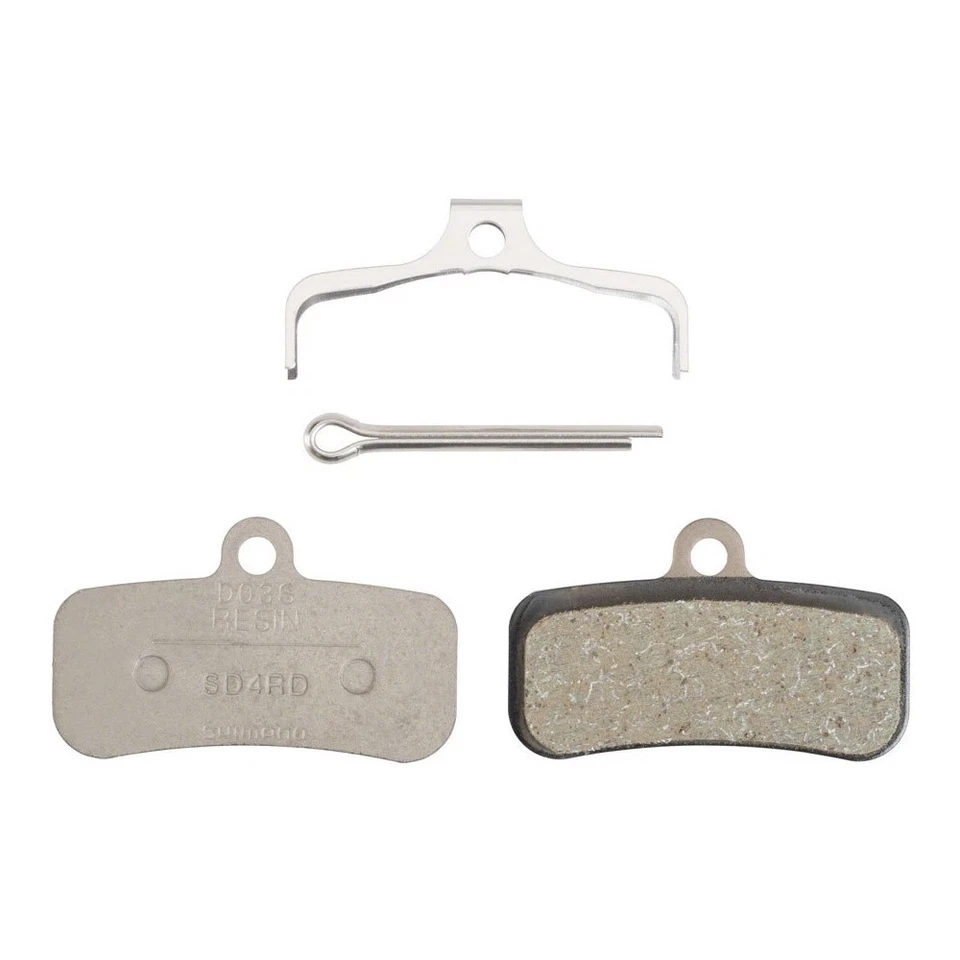 Shimano D03S-RX Disc Brake Pad and Spring - Resin Compound Stainless Steel Back - Image 1 of 1