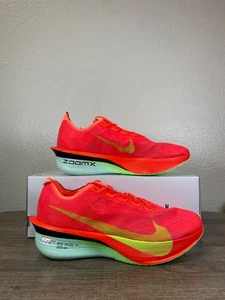 Size 9.5-Men’s Nike ZoomX Vaporfly Next% 4 Bright Crimson Lime Blast HF6414-600 - Picture 1 of 5