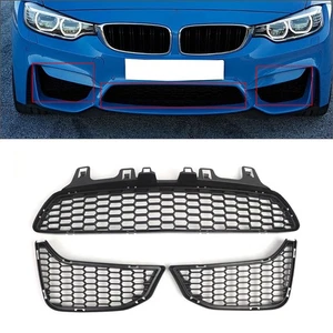 Front Bumper Center Grille Fog Light Grille For BMW M3 M4 F80 F82 F83 2015-2018 - Bild 1 von 9