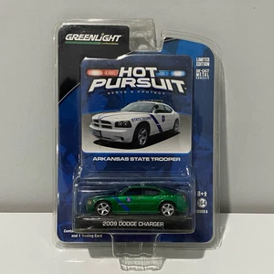 GreenLight Hot Pursuit Arkansas State Trooper Dodge Charger GREEN MACHINE RARE ! - Picture 1 of 1