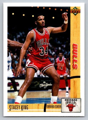 1991-92 Upper Deck #182 Stacey King Chicago Bulls - Image 1 of 2