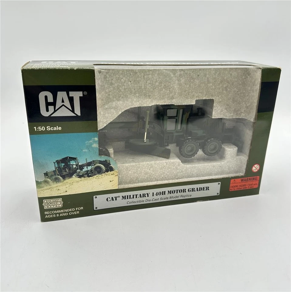 Norscot 55111 1:50 Diecast CAT Military 140H Motor Grader New in Box - Image 1 of 2
