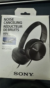Sony Mdr-Zx110Nc On-Ear Digital Noise Cancelling Headphones Black - Picture 1 of 1