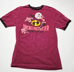 Maglietta Disney Parks 2018 Passholder Incredicoaster Ringer Adulto Unisex M - Foto 1 di 6