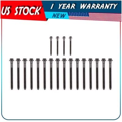 Kit de parafusos de cabeça de motor compatível com 1997-2010 Ford Explorer Mercury Mazda V6 SOHC 4.0L - Imagem 1 de 4