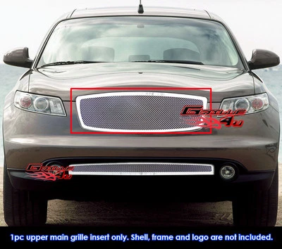 Rejilla de malla de acero inoxidable para Infiniti serie FX 2006-2008 Foto 1 de 3