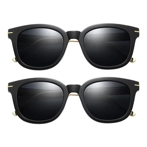 Retro Square Polarized Sunglasses for Women Men UV Protection Womens Mens Sty... - Picture 1 of 8