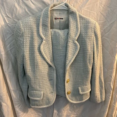 Size Medium- Explosion Blazer Jacket And Matching Skirt - Image 1 of 4