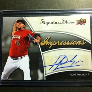 2009 Upper Deck Signature Stars Felipe Paulino Astros - Bild 1 von 1
