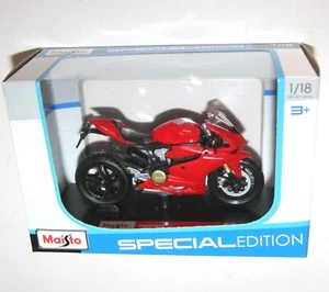 Maisto - DUCATI 1199 PANIGALE (Rojo) - Modelo Moto Escala 1:18 - Imagen 1 de 1