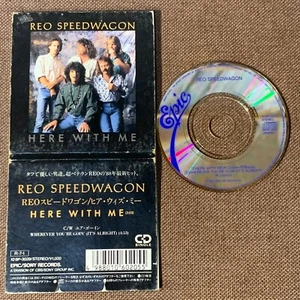REO SPEEDWAGON Here With Me JAPAN 3" CD 10.8P-3029 Snapped/ Folded 1988 - Picture 1 of 7