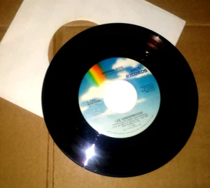 LEE GREENWOOD Mornin' Ride/Little Red Caboose MCA 45 RPM L@@K! - Picture 1 of 2