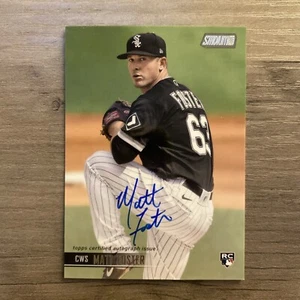 Topps Stadium Club Matt Foster 2021 #SCBA-MF novato automático radiocontrol Chicago White Sox - Imagen 1 de 1