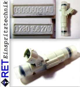 Einspritzdüse BOSCH 0280156270 VW Fox 030906031AD neu + original - Bild 1 von 5