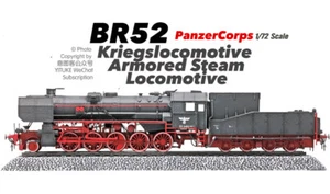 Modellino treno locomotiva a vapore PanzerCorps BR52 costruito 1/72 - Foto 1 di 10