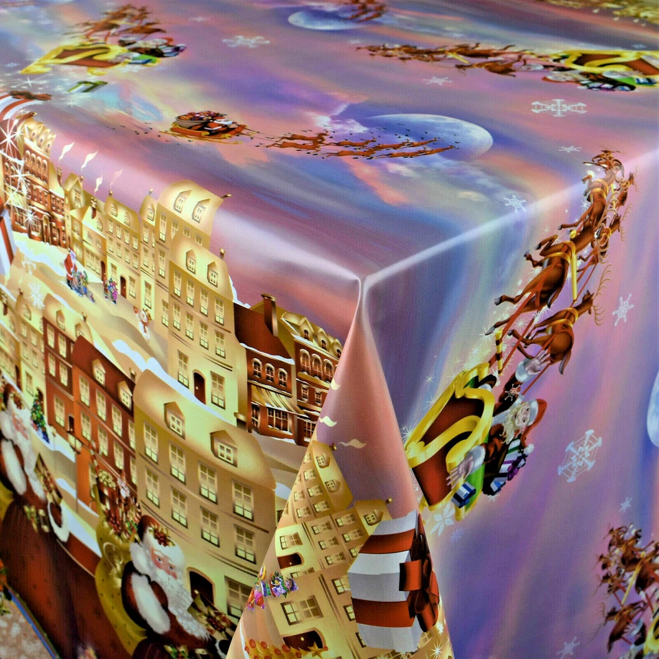 Wachstuch Tischdecke Meterware Weihnachten Winter K25B - Bild 1 von 1