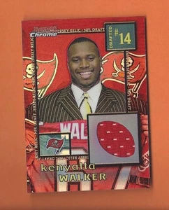 2001 Bowman Cromada Draft Day Kenyatta Walker #DJ-KW Tampa Bay Buccaneers - Imagen 1 de 1
