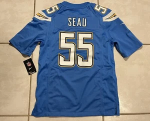 NWT NIKE San Diego Chargers Junior Seau NFL Jersey Men’s Small - Picture 1 of 10