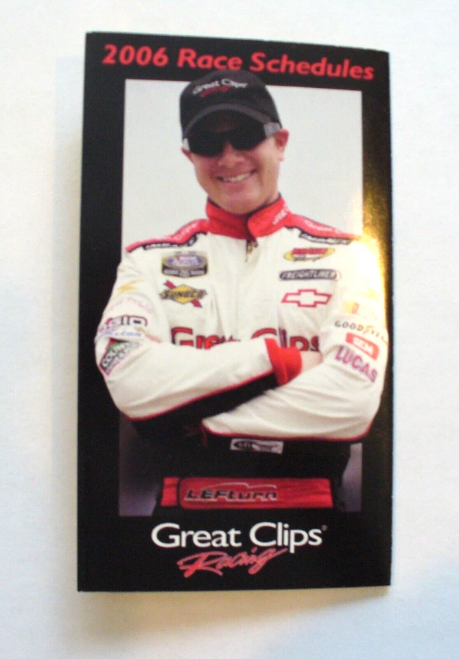 NASCAR - 2006 Race Pocket Schedule "Jason Leffler" - NUEVO - VINTAGE - RARO Foto 1 de 1
