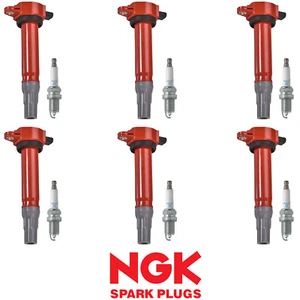 6X Ignition Coil & 6X NGK Platinum Spark Plug for 06-10 Chrysler 300 3.5L UF502 - Picture 1 of 1