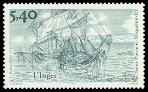 ST. PIERRE et MIQUELON 698 - Maritime Heritage "The Inger" (pb92762) - Picture 1 of 1