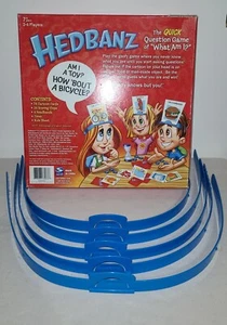 HEDBANZ By Spin Master Replacement Lot of 5 Blue Head Bands Only - Picture 1 of 2