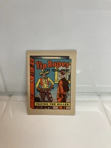 R25 American Chicle, Thrilling Stories, 1930's, Yip Roper #6 Facing The Killer - Bild 1 von 7