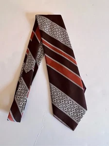 Givenchy Herren Krawatte Vintage braun gestreift - Bild 1 von 6
