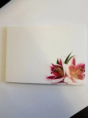 1x Florist Flower Memorial Message card. Blank. Large🌹 - Image 1 of 2