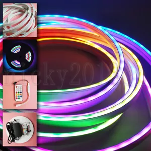 5M WS2811 Addressable LED Pixel Neon Tube Belt Strip Light 5050 RGB Dream Color - Picture 1 of 11