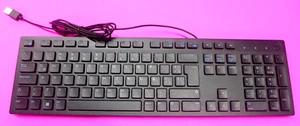 Genuine Dell Wired USB Spanish Keyboard KB216t Black 19M93 - Picture 1 of 7