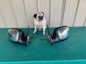 1999-06 Chevy GMC Sierra Silverado Power Mirror Pair Chrome OEM Original Mirrors - Foto 1 di 10