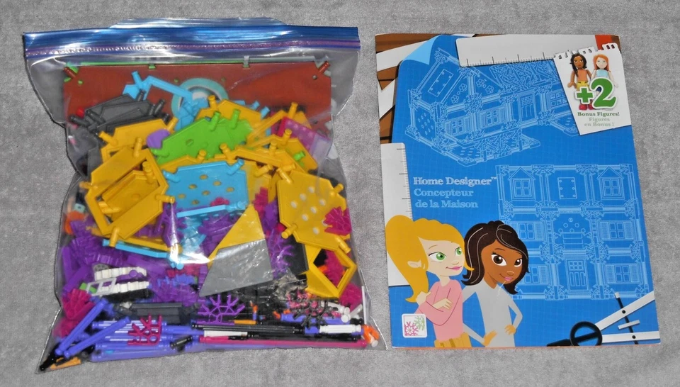 MAKE OFFER KNEX 家庭设计师 Building Brianna Sophia House Mighty Makers Comple — 第 1/1 张图片