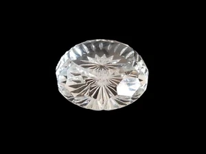 Waterford Circular Crystal Paperweight Small 3" X 1 .5 " Pre-Owned - Picture 1 of 8
