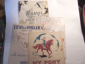 Four Vintage sheet Music from the 1940's & 1950's #M53 - Picture 1 of 5